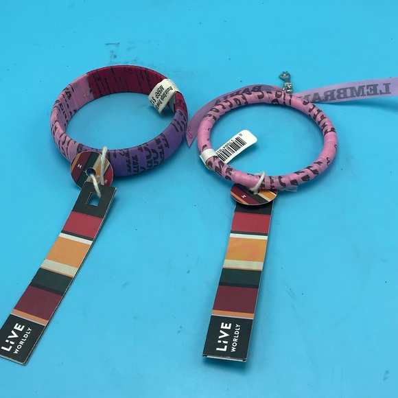 2 Bangle Bracelets by Live Worldly Brazil - Picture 3 of 4